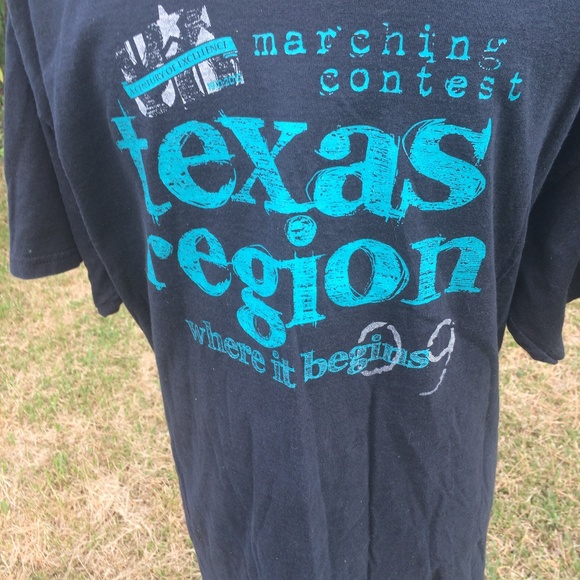 Texas Region Marching Constest Sz XL Men T-Shirt - Picture 2 of 4